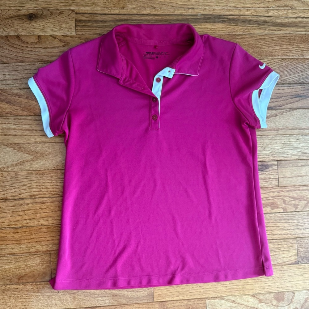 Nike Kids Fuchsia Golf Polo XL